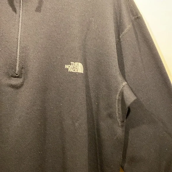 (M) North Face unisex; L/S half zip pullover - Picture 3 of 7